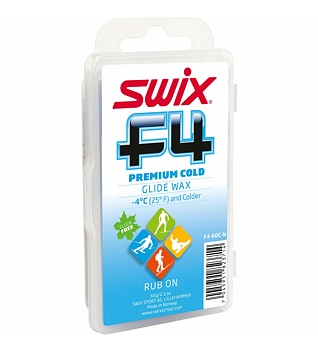Swix Skluzný vosk F4 Premium cold F4-60C-N