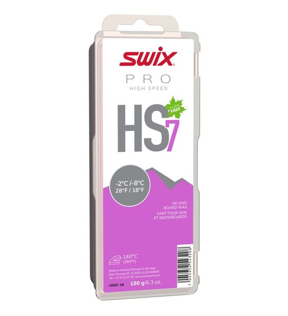 Swix Skluzný vosk High Speed 7 fialový HS07-18