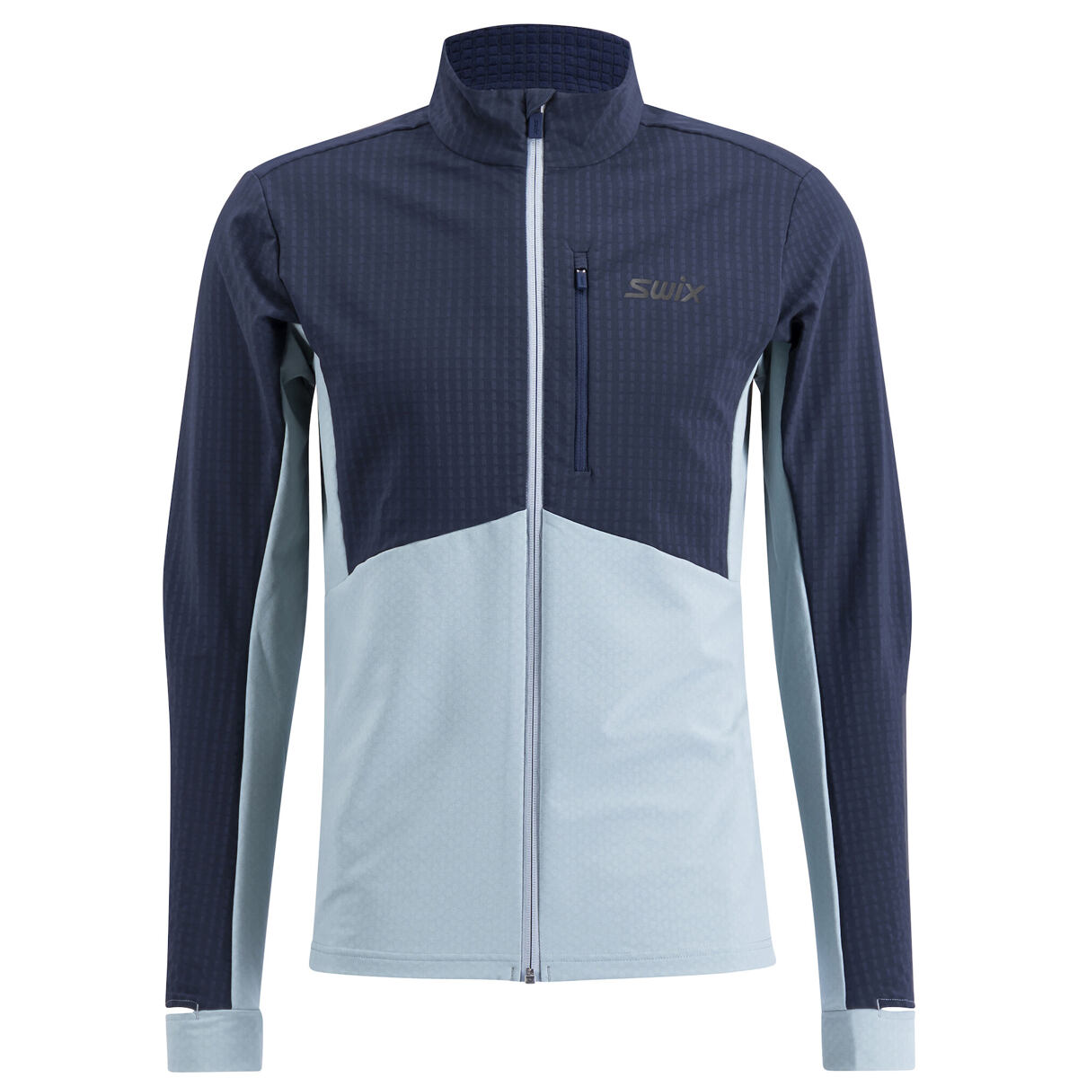Levně Pánská funkční mikina Swix Pace Hybrid Full Zip Midlayer M