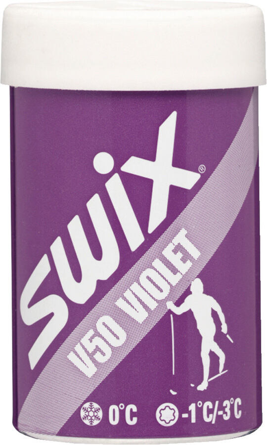 Levně Odrazový vosk Swix V50 Violet Hardwax 0°C, 43g