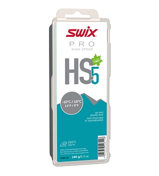 Swix Skluzný vosk High Speed 5 tyrkysový HS05-18