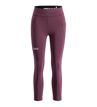 Dámské běžecké kalhoty Swix Pace High Waist Cropped Tights W