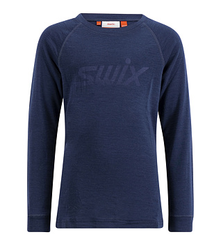 Juniorské funkční triko Swix RaceX Merino Long Sleeve Jr