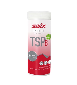 Skluzný vosk Swix TSP8 Red, -4°C/+4°C, 40g