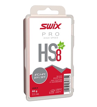 Swix Skluzný vosk High Speed 8 červený HS08-6