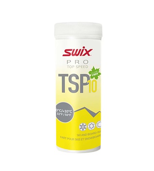 Skluzný vosk Swix TSP10 Yellow 0°C/+10°C, 40g