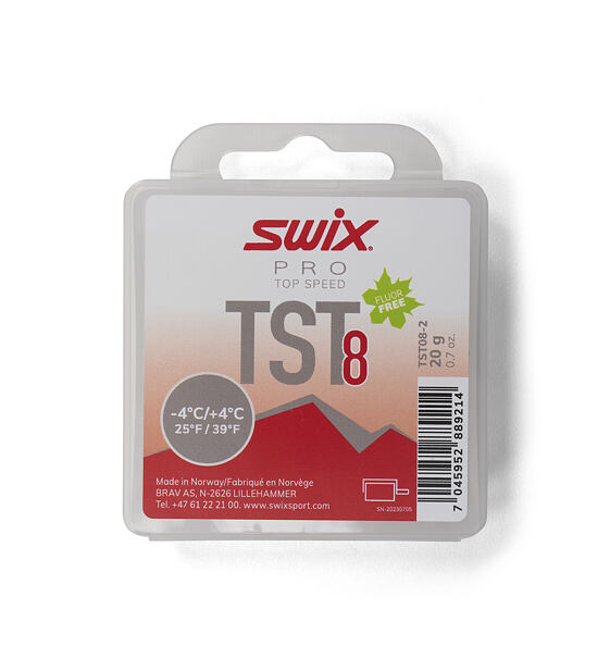 Swix Skluzný vosk Top Speed Turbo červený TST08-2