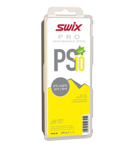 Swix Skluzný vosk Performance Speed 10 žlutý PS10-18