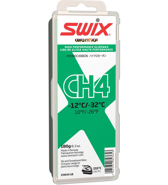 Swix Skluzný vosk Hydrocarbon 4 zelený  CH04X-18