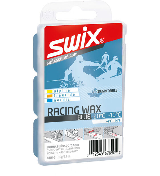 Swix Závodní vosk UR 6 modrý UR6-6