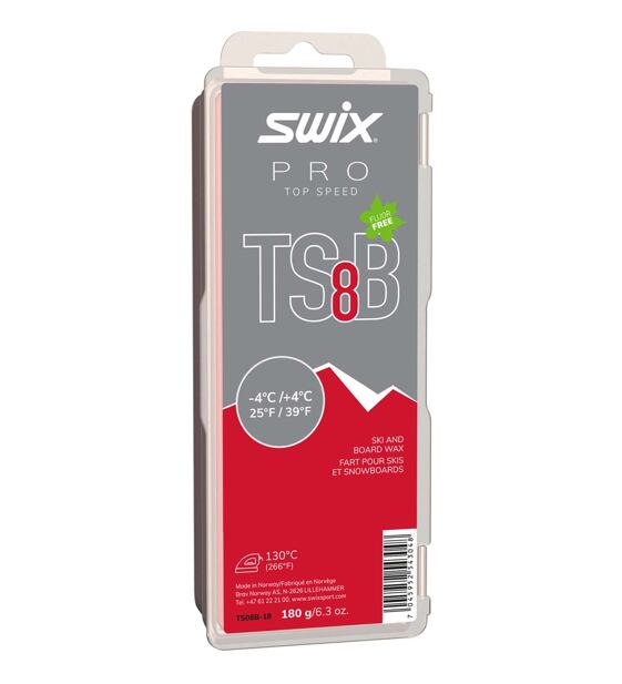 Swix Skluzný vosk Top Speed 8 červený TS08B-18