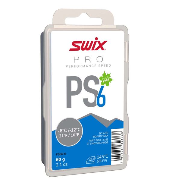 Swix Skluzný vosk Performance Speed 6 modrý PS06-6