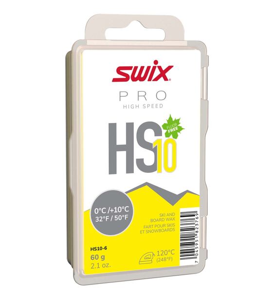 Swix Skluzný vosk High Speed 10 žlutý HS10-6