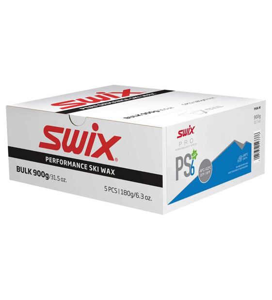 Skluzný vosk Swix PS6 Blue -6°C/-12°C, 900g